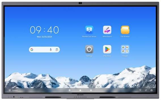 Hikvision DS-D5C86RB/B2L 86" 4K Interactive Touch Display | Android 14.0 EDLA | 8GB RAM | 128GB Storage | D-LED IPS | 450 cd/m²