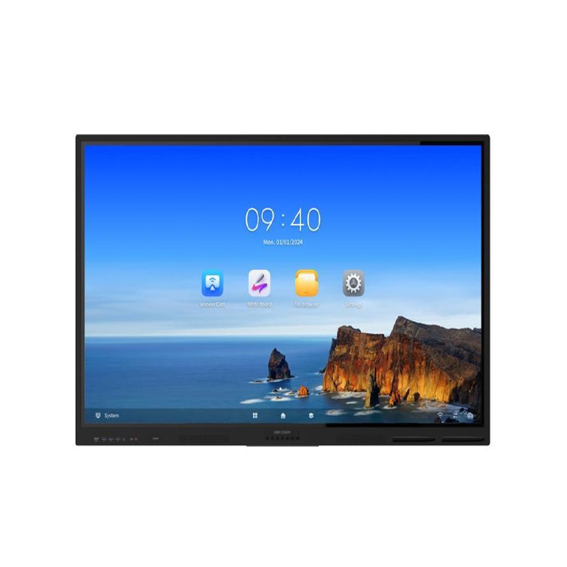 Hikvision DS-D5B86RB/EL 86" 4K UHD Interactive Flat Panel | 8GB RAM | 128GB Storage | 40-Point Touch | Android 13 | Built-in Speakers | Smart Display for Education & Business