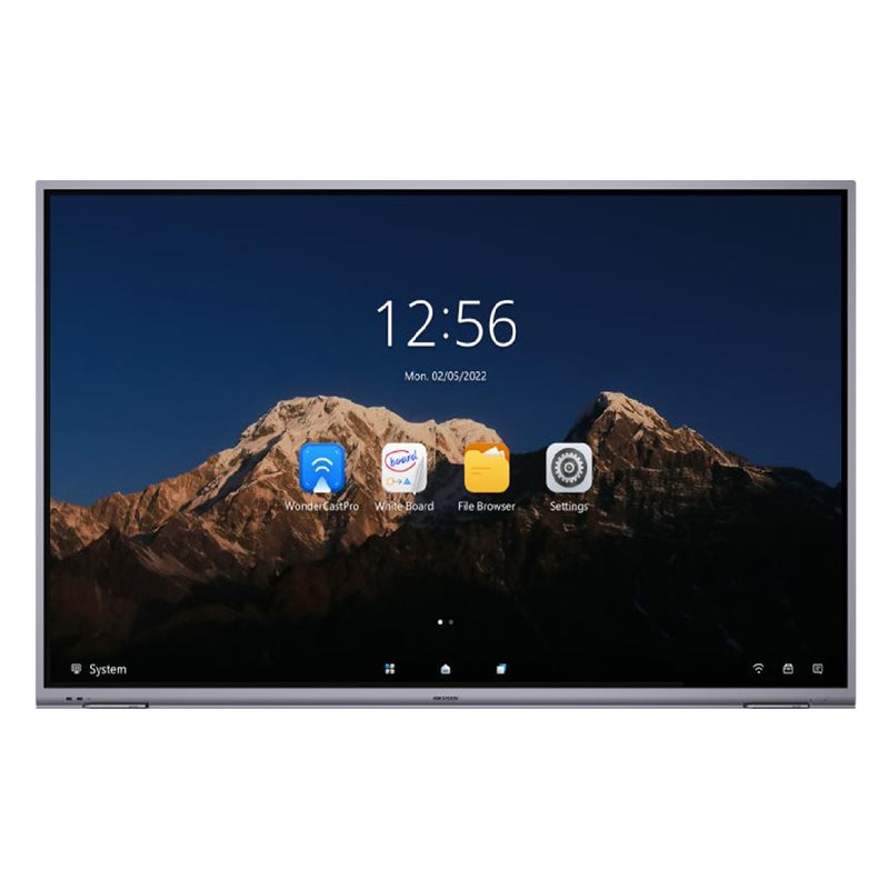 Hikvision DS-D5B75RD/C 75" 4K UHD Interactive Flat Panel | 8GB RAM | 128GB Storage | 40-Point Touch | Android 14 | Built-in Speakers | Professional Smart Display for Business & Education