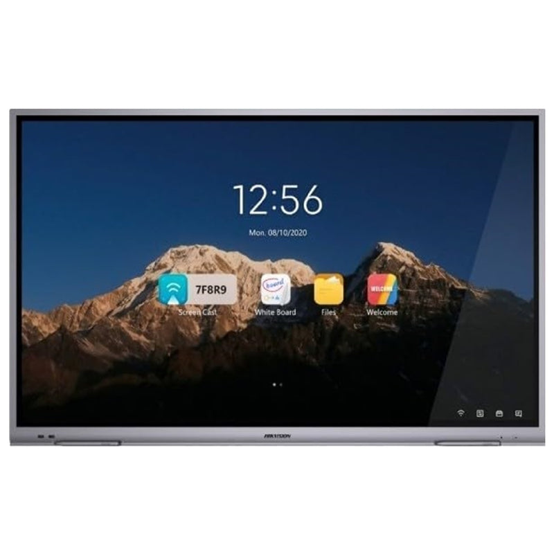 Hikvision DS-D5B65RD/C 65" 4K UHD Interactive Flat Panel | 8GB RAM | 128GB Storage | Built-in Camera | 40-Point Touch | Android 14 | Smart Board for Video Conferencing & Business