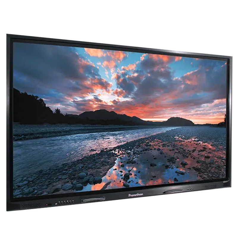 Promethean ActivPanel AP4 75" 4K UHD Interactive Flat Panel Display | ActivGlide™ 4mm Tempered Glass | 450 Nits | 10-Point Touch | 2x20W Speakers | External Android Module (2GB/16GB) | Dual OPS Slots