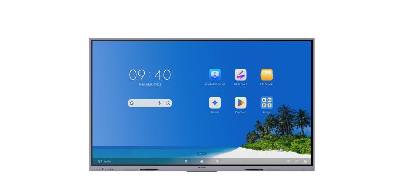 Hikvision DS-D5B86RB/EP 86" 4K UHD Interactive Flat Panel Display | Android 14.0 | 8GB RAM & 128GB Storage | Octa-Core Processor | 50-Point Touch (≤2ms) | Zero Lamination | Dual 65W Type-C | 65W Speakers (2x20W+25W) | Wi-Fi 6 & BT 5.4