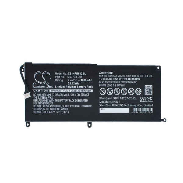 Laptop Battery for HP Pro X2 612 G1 - Yas