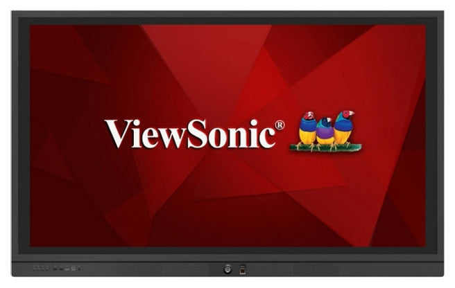 ViewSonic 65" 4K UHD Interactive Flat Panel Display | Flatfrog InGlass™ 20-Point Touch | 7H Tempered Glass | Dual 10W Speakers | 2GB RAM / 16GB Storage | HDMI 2.0 & DisplayPort